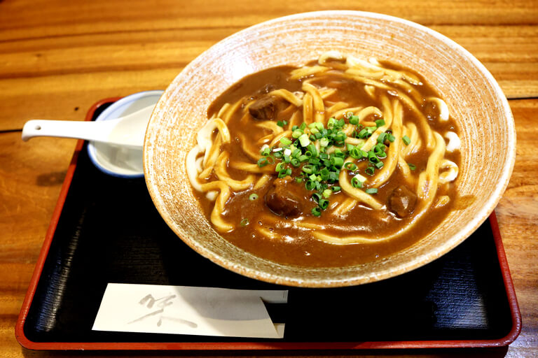 うどん一喜　メニュー　カレーうどん丼